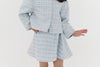 The Mini LUX Powder Blue Tweed Set