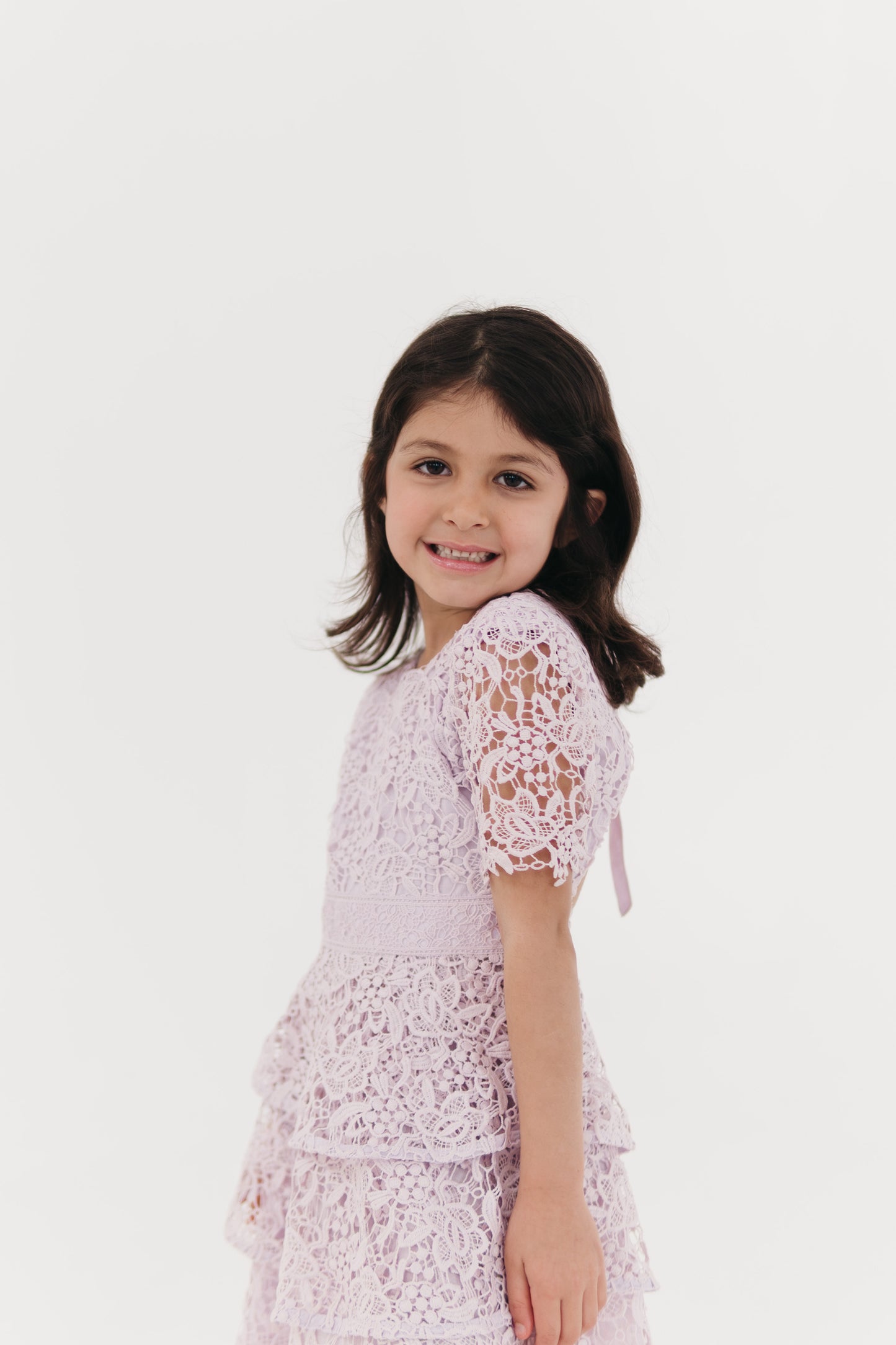 Lilac Bloom Girl Dress