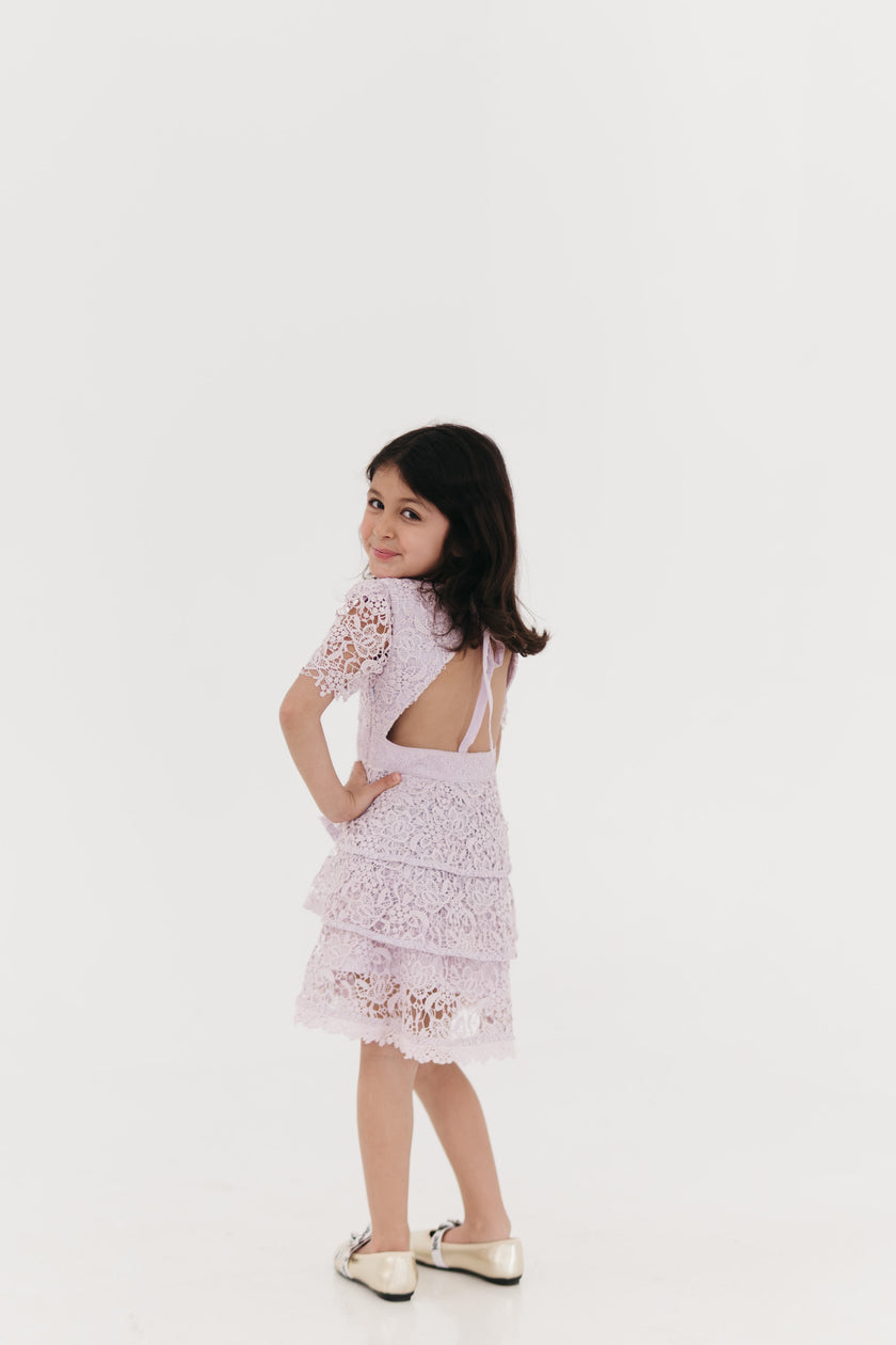 Lilac Bloom Girl Dress