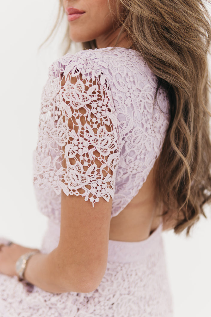 Lilac Bloom mom dress