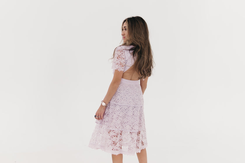 Lilac Bloom mom dress
