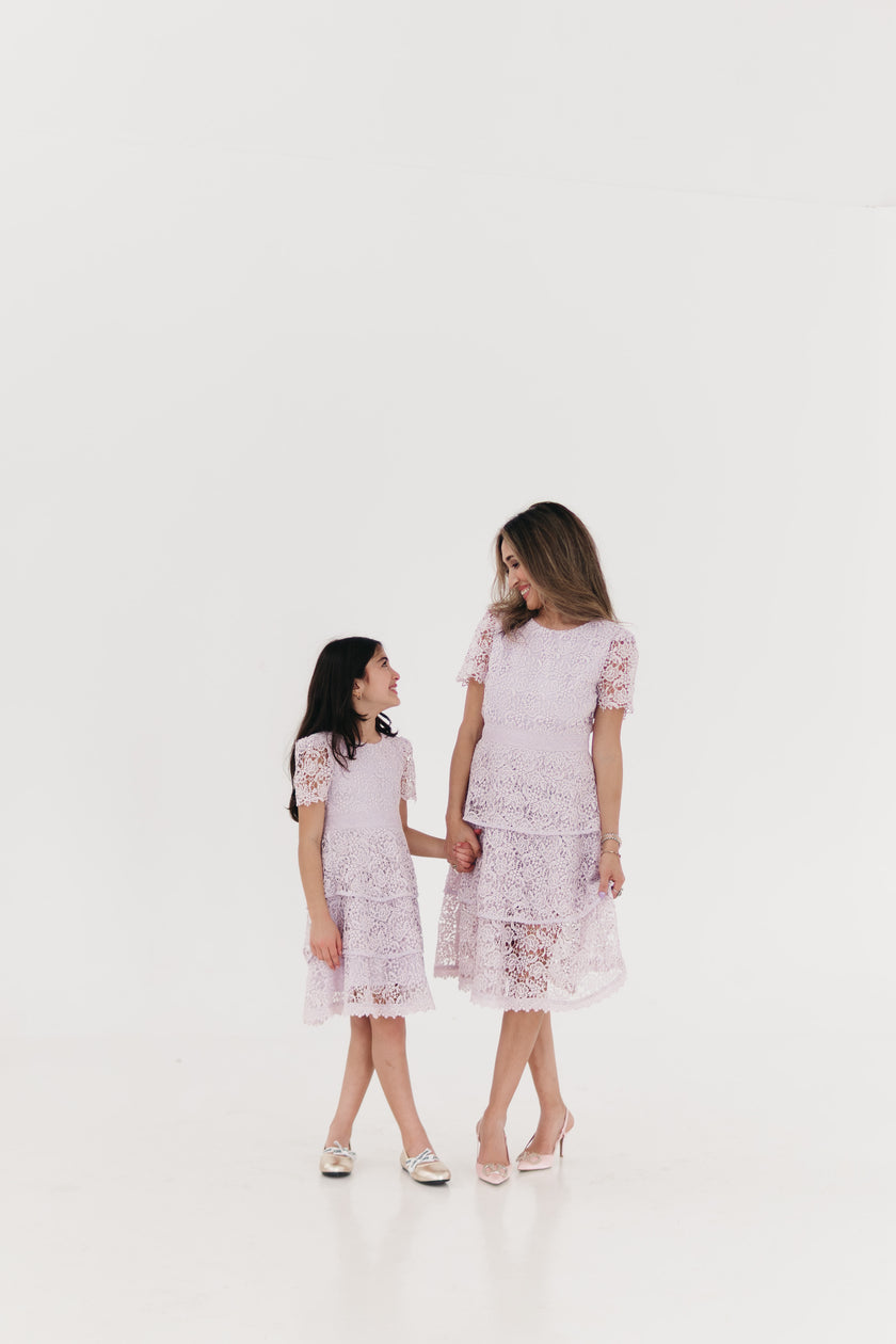 Lilac Bloom Girl Dress